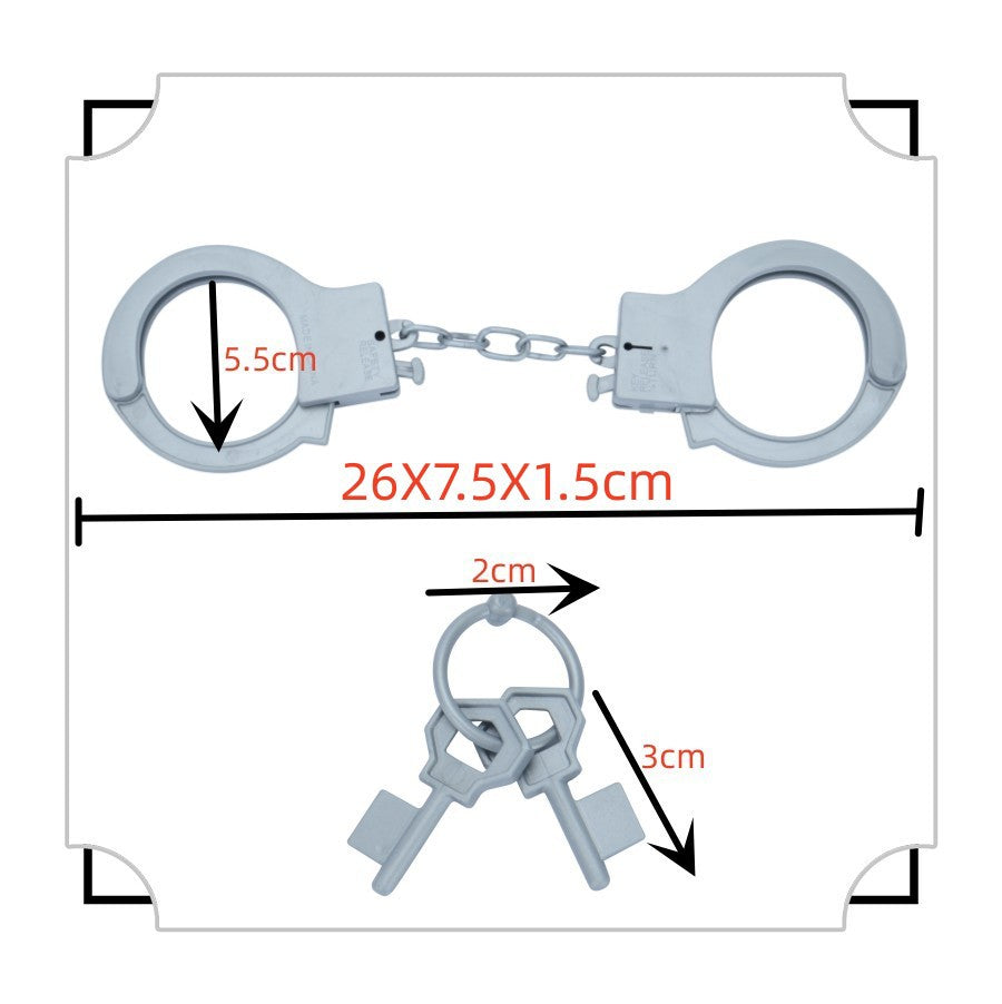 New Large Plastic Adult Handcuffs