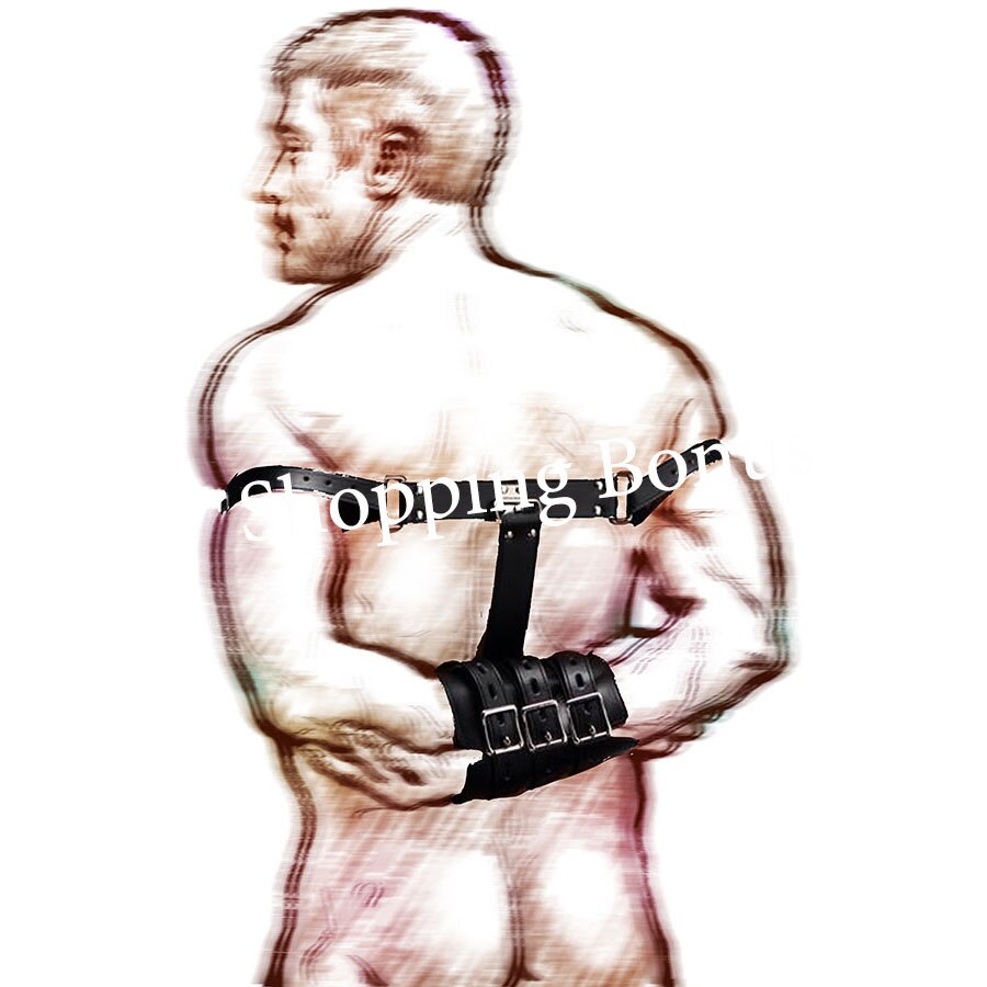 Leather Bondage Handcuffs