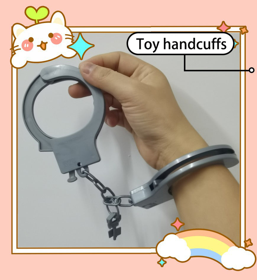 New Large Plastic Adult Handcuffs