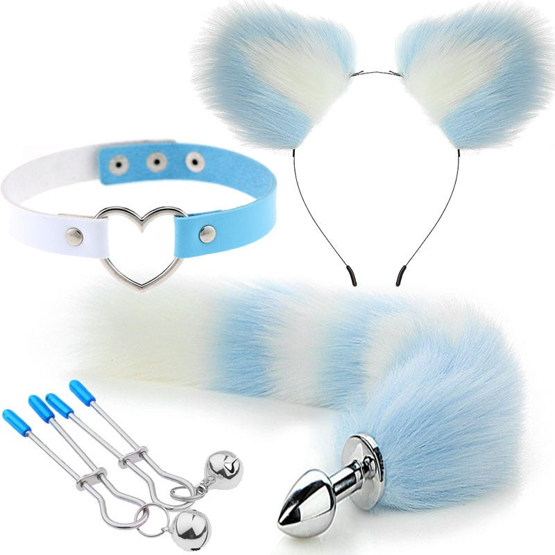 Erotic Ear Hairpin Posterior Anal Plug Set