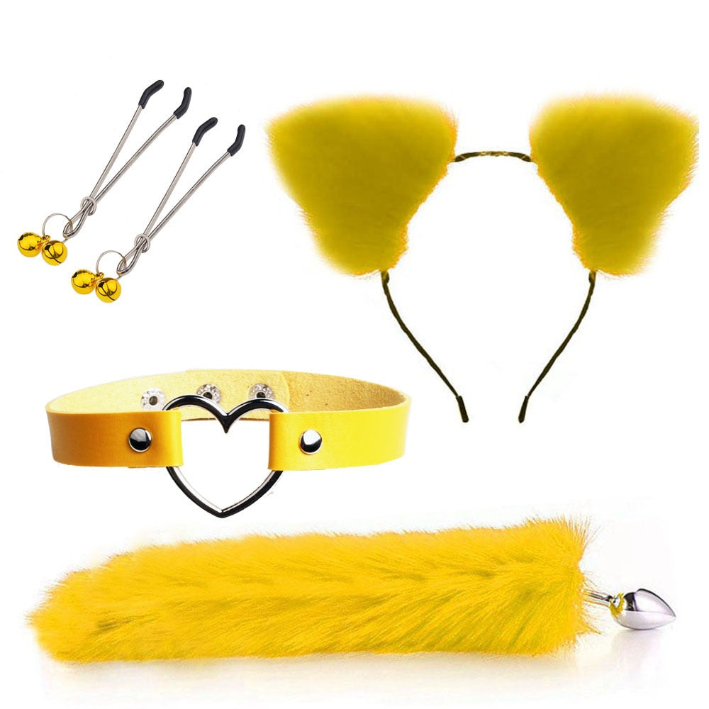 Erotic Ear Hairpin Posterior Anal Plug Set