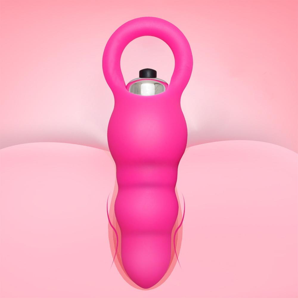 Sex Anal Bead Plug Vibrator Silicone