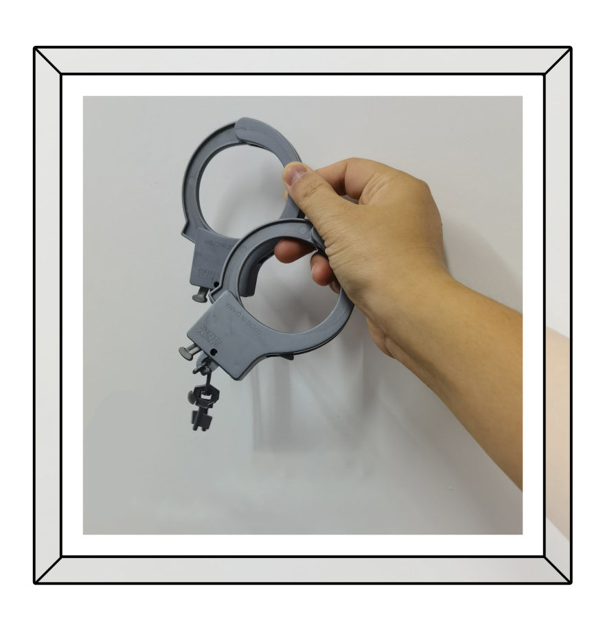 New Large Plastic Adult Handcuffs