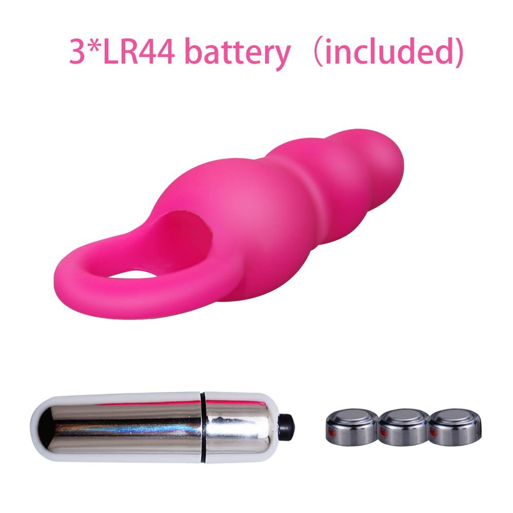 Sex Anal Bead Plug Vibrator Silicone