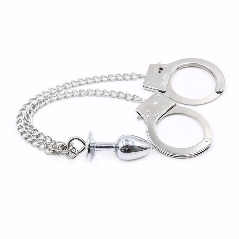 New Metal Bondage Sex Handcuffs