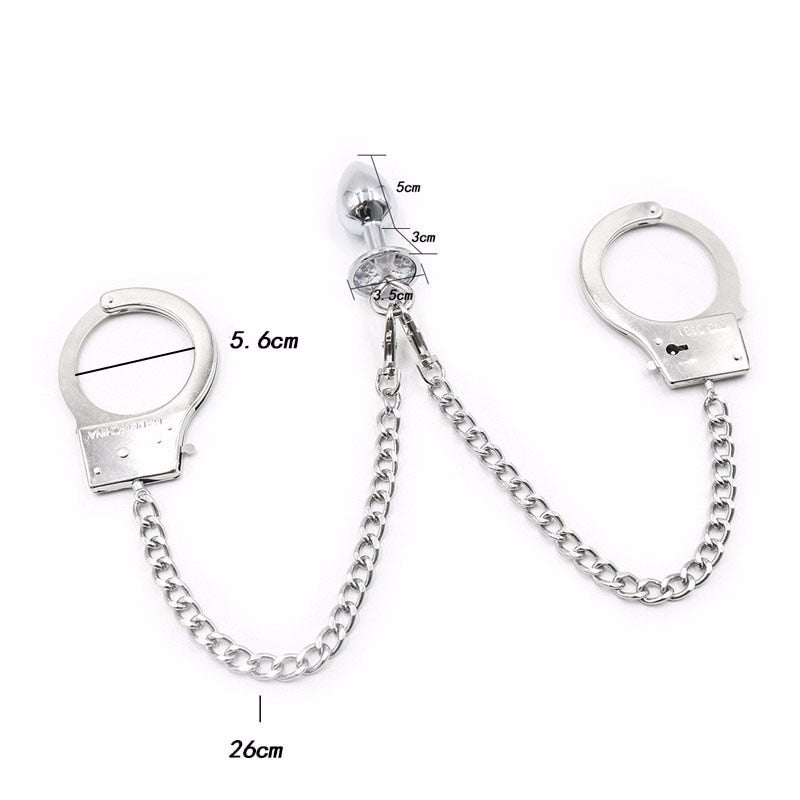 New Metal Bondage Sex Handcuffs