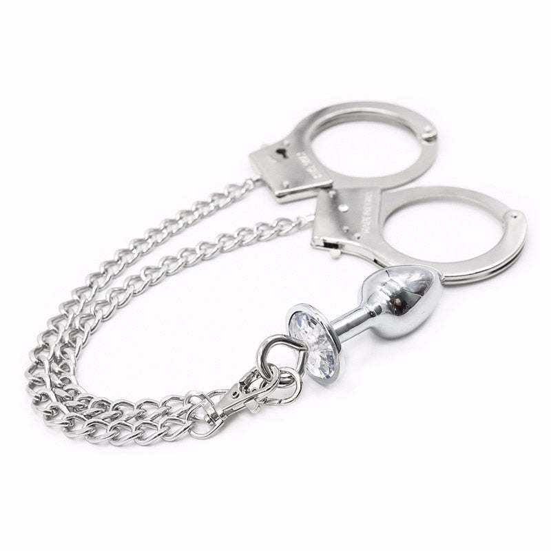New Metal Bondage Sex Handcuffs
