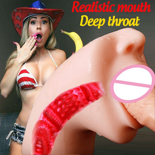 Adult Products Artificial Real Feeling 3D Deep Throat