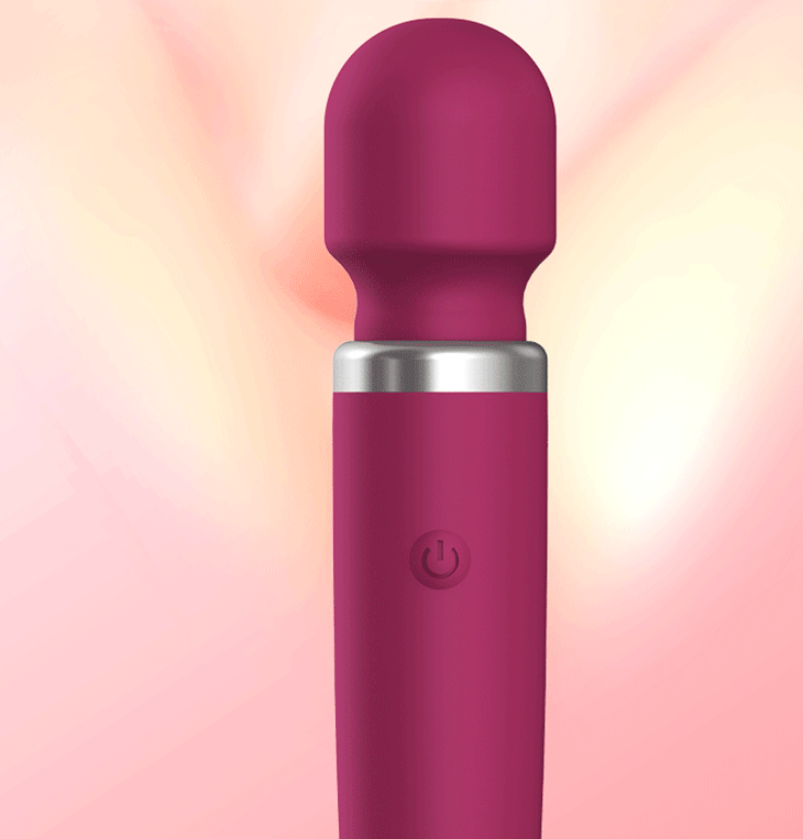 Female Clitoral Stimulator  8 Speed Silicone Red