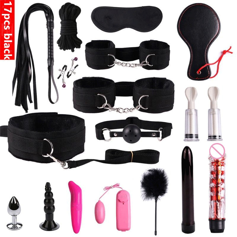 23 Pcs Bdsm Bondage Adult Slave Games Set